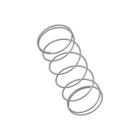 Compression Spring, O= .640, L= 1.75, W= .025